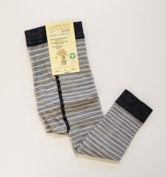 Grödo Baby Woll-Leggins geringelt, Grössen 68-86