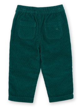 Nur noch Gr. 74: Dunkelgrüne Schlupf-Cordhose von KITE