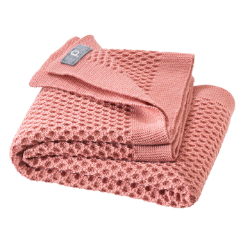 Disana Waben-Strickdecke, 80x100 cm, Softpink