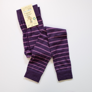Grödo Kinder Woll-Leggins geringelt, Grössen 92-134