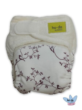 Preview: Newborn: hu-da Höschenwindel Bambusfrottee - Newborngrösse (ca. 2.4-6 kg)