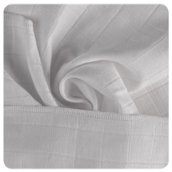 Preview: Stoffwindel Xkko 10er-Set Mullwindeln 40x40 cm, Organic Old Times aus Bio-Baumwolle, WEISS