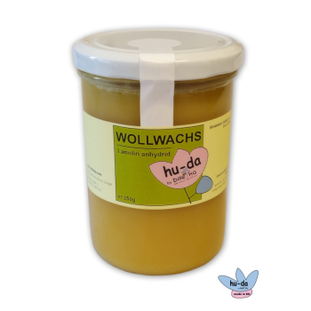 Hu-da Wollwachs / Lanolin anhydrid, pestizidkontrolliert, 350 ml