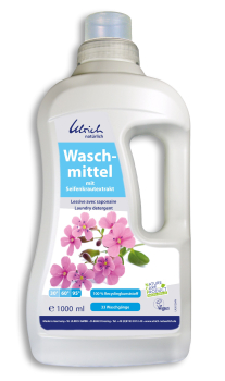 Ulrich natürlich Waschmittel mit Seifenkrautextrakt, 1 Liter