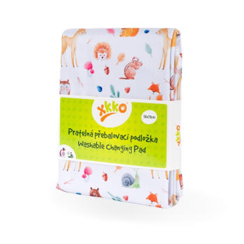 Xkko Wickelunterlage PUL/Bambusviskose "Wild Forest"