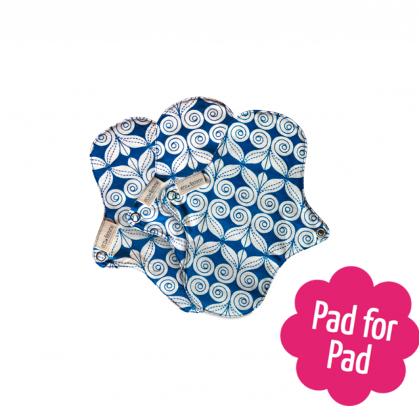 3er-Set EcoFemme Organic Slipeinlagen mit PUL