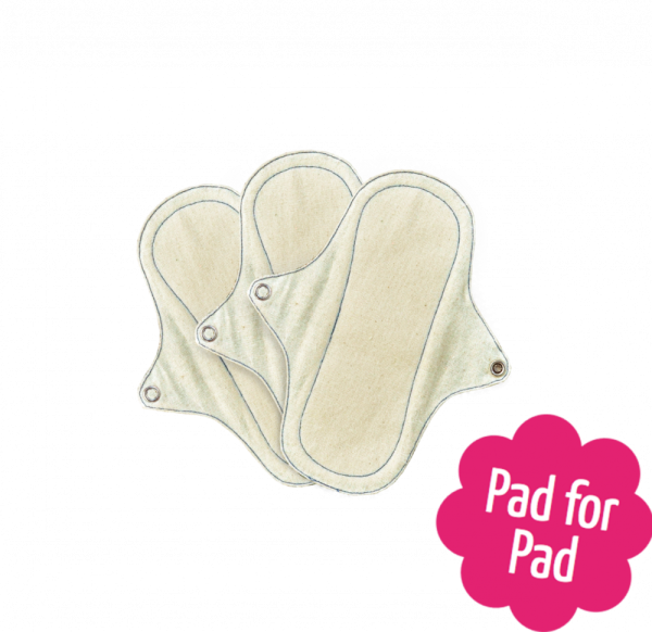 3er-Set EcoFemme Organic Slipeinlagen mit PUL