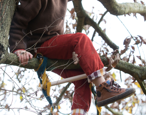 Nur noch Gr. 74/80: Little Green Radicals gefütterte Cord-Hose "Burnt Ochre" (AW22)