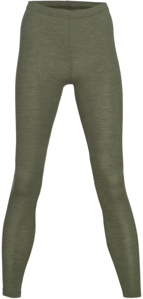 Engel Natur Damen-Leggins Wolle-Seide Olive