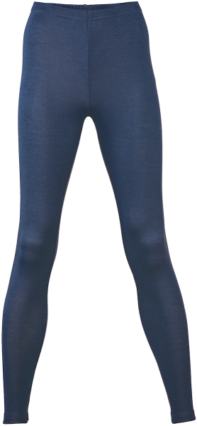 Engel Natur Damen-Leggins Wolle-Seide Marine