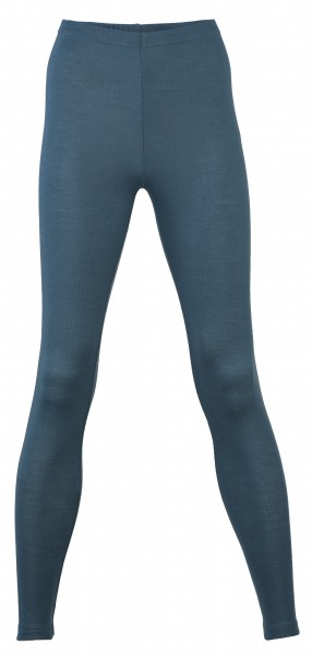 Engel Natur Damen-Leggins Wolle-Seide Marine