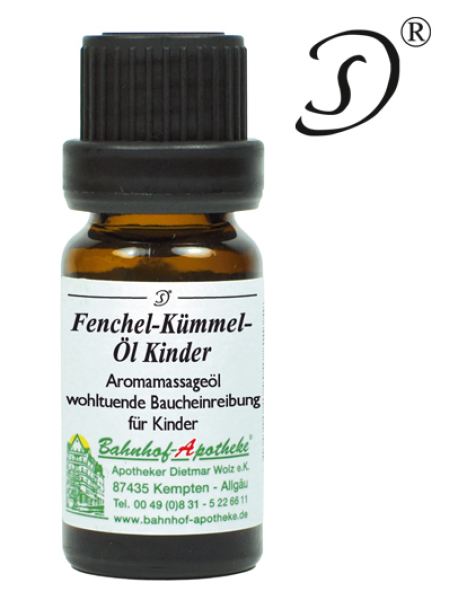 Fenchel-Kümmel-Öl für Kinder, 10 ml, Bahnhof-Apotheke