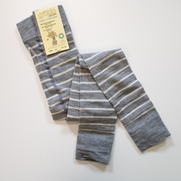 Grödo Kinder Woll-Leggins geringelt, Grössen 92-134
