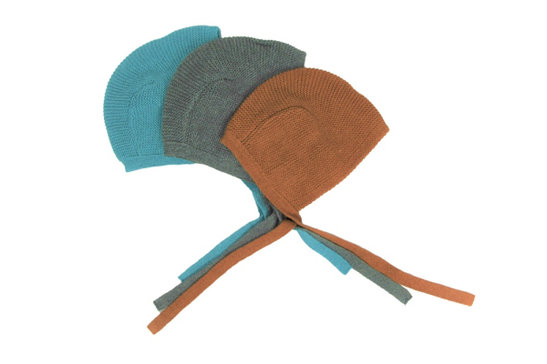 Puri Organic Mütze Krausstrick (80% Baumwolle, 20% Schurwolle, GOTS-zertifiziert)