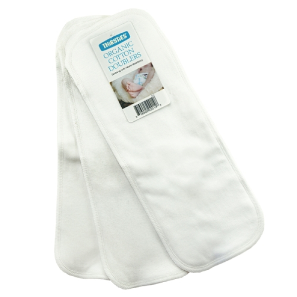3er-Set Thirsties Bio-Baumwoll-Einlagen Newborn (Organic Cotton Doublers)