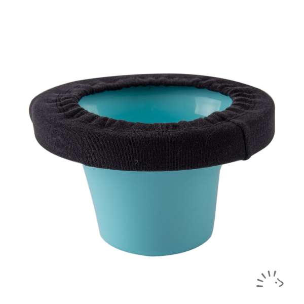 Potty Cover (Töpfchen-Bezug) Bio-Woll-Interlock, gewalkt, Grafit - einzeln