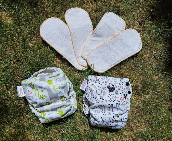 Occasion: Blueberry Sidesnap Simplex Gr. L und Zorb-Einlagen M/L