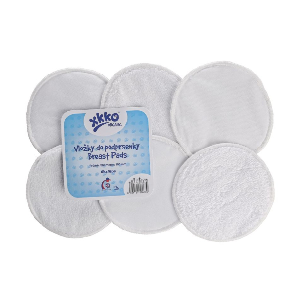 Xkko Stilleinlagen Bio-Baumwolle / PUL, 3 Paar