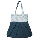 Tragetasche "Kaisa" (Rauchblau) von Tranquillo, GOTS-zertifiziert